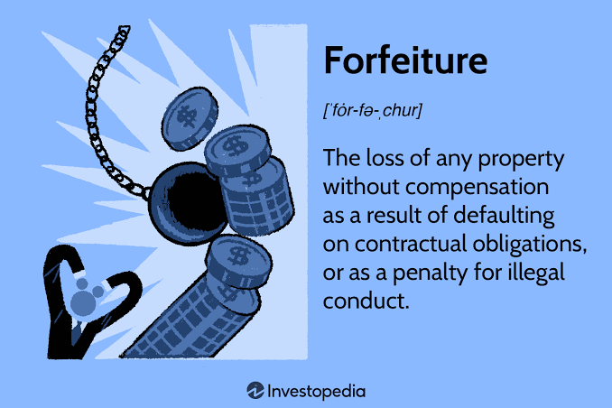 Day 124: Forfeiture