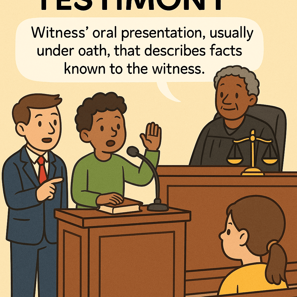 Day 268: Testimony